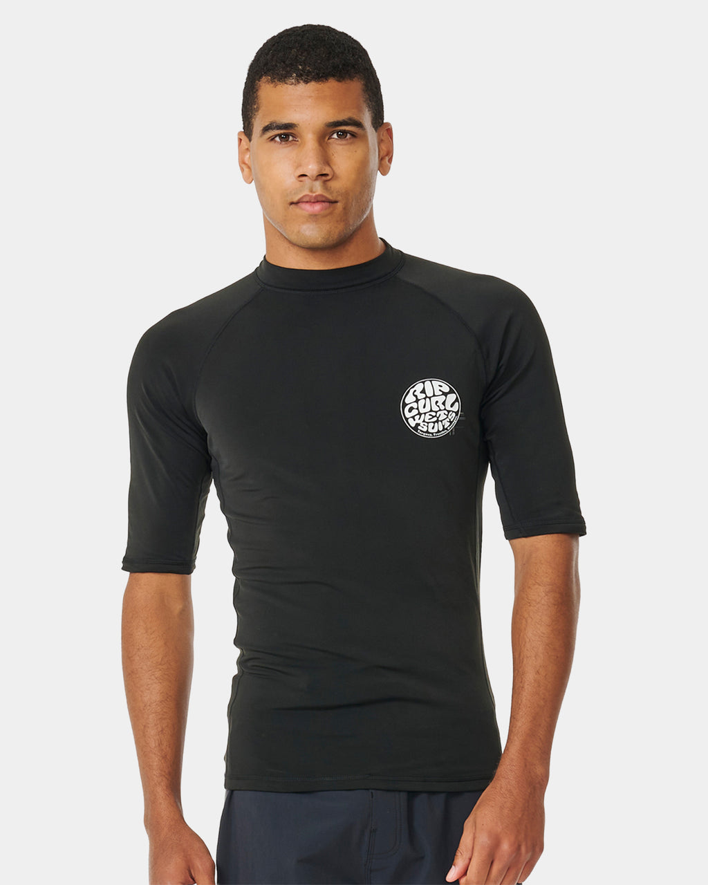 Mens Icon UPF Brushed Short Sleeve Rash Vest