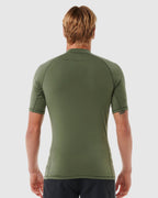 MENS ICONS UPF BRUSHED SHORT SLEEVE RASH VEST