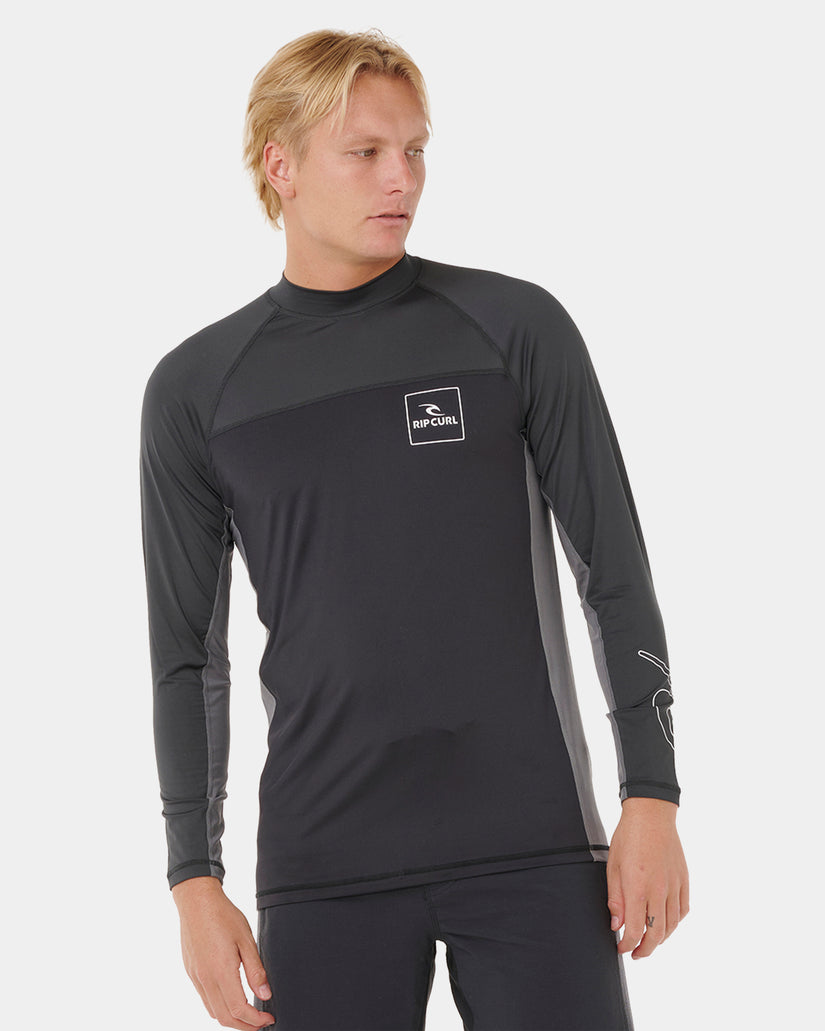 Mens Drive UPF Long Sleeve Rash Vest