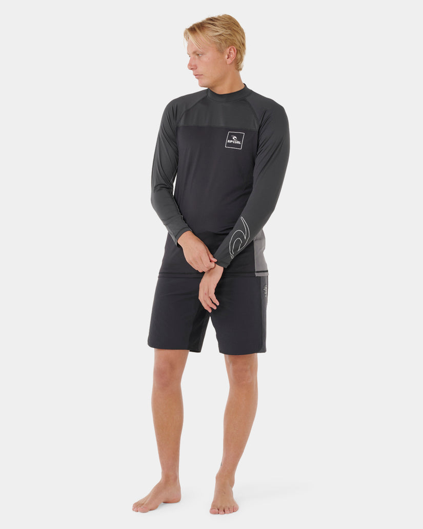 Mens Drive UPF Long Sleeve Rash Vest