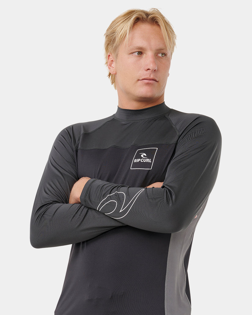 Mens Drive UPF Long Sleeve Rash Vest