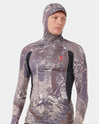 Mens Search UPF Performance Hood Long Sleeve Rash Vest