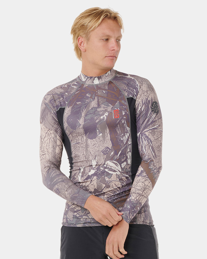 Mens Search UPF Performance Long Sleeve Rash Vest