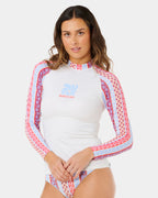 Womens Coastal Instinct UPF Long Sleeve Rash Vest