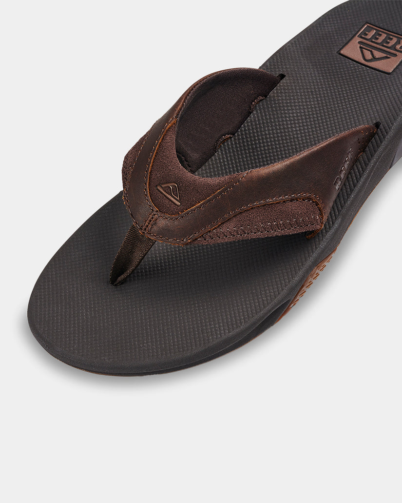 MENS LEATHER FANNING THONGS