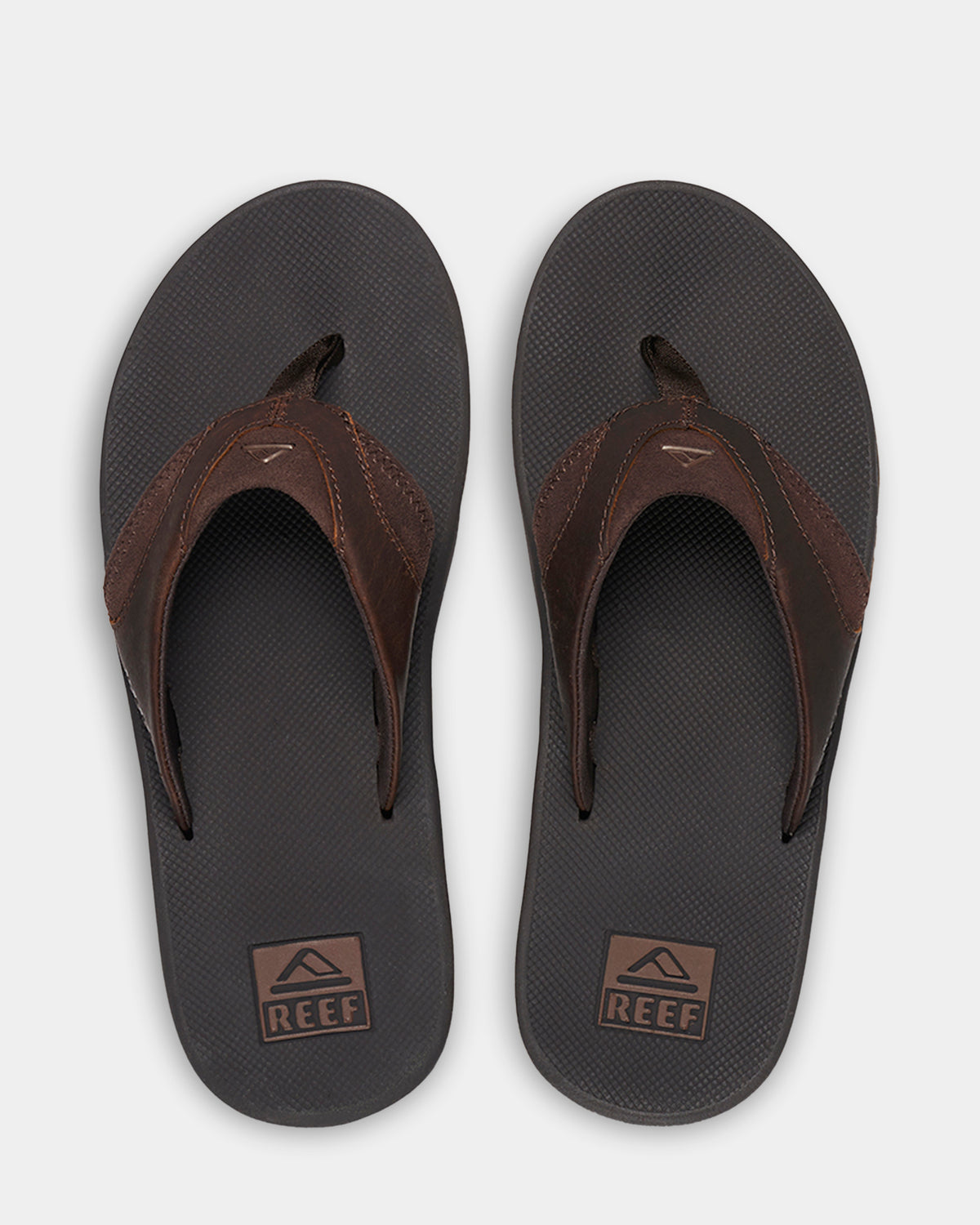 MENS LEATHER FANNING THONGS