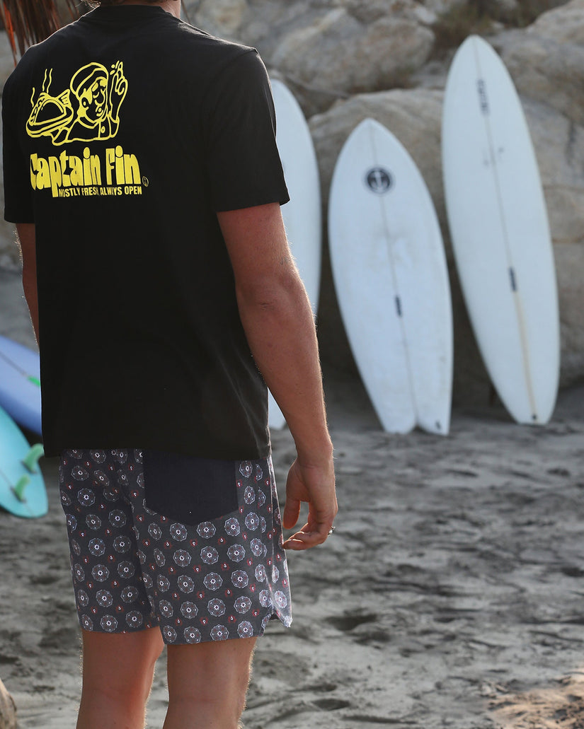 MENS CAPTAIN VOYAGER PAISLEY BOARDSHORTS