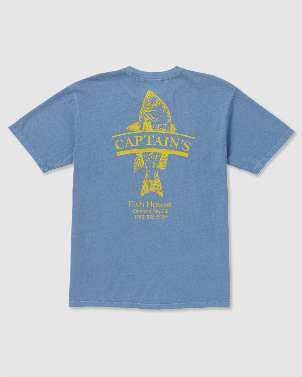 MENS CAP FISH HOUSE SHORT SLEEVE T-SHIRT