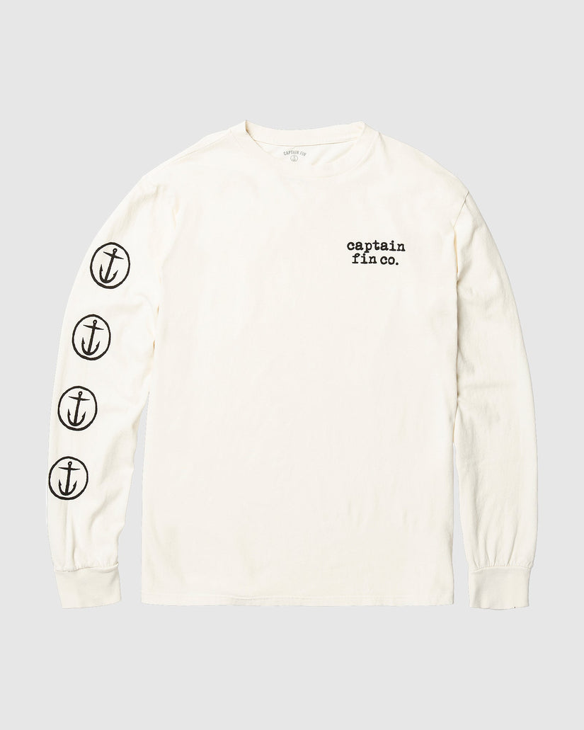 MENS ANCHOR LONG SLEEVE T-SHIRT