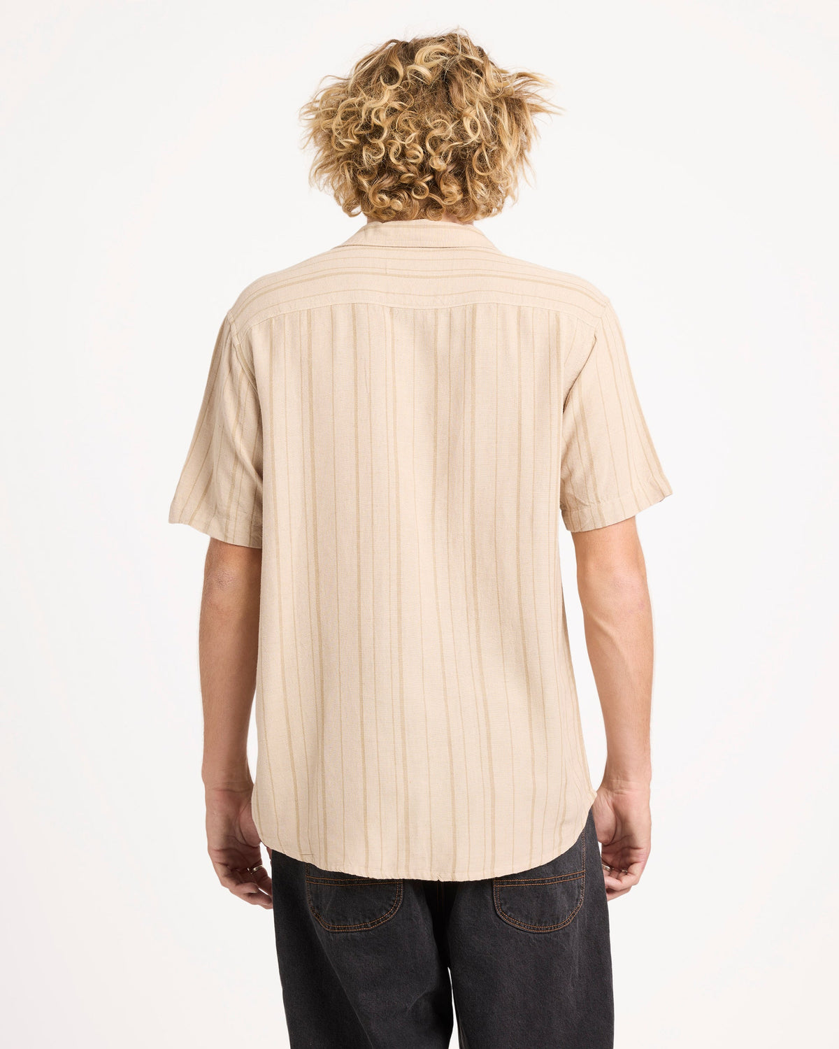 Mens Exotica Stripe Short Sleeve Shirt