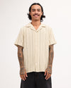 Mens Vacancy Stripe Short Sleeve Shirt