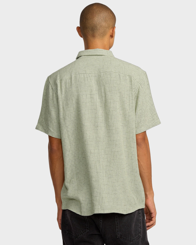 Mens Ksl Yarn Dye Short Sleeve Shirt
