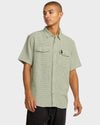 Mens Ksl Yarn Dye Short Sleeve Shirt