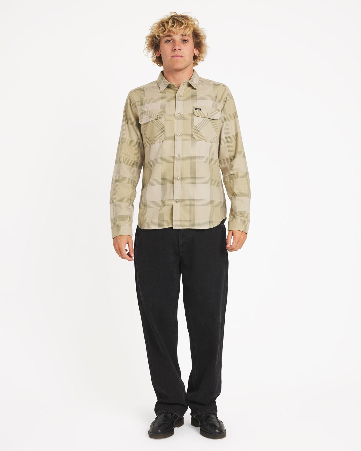 Mens Thatll Work Flannel Long Sleeve Shirt