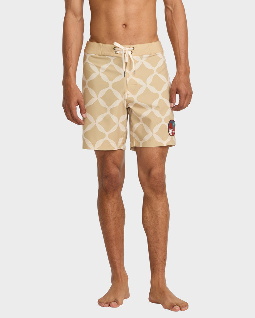 Mens La Ornament Trunk 17" Boardshorts