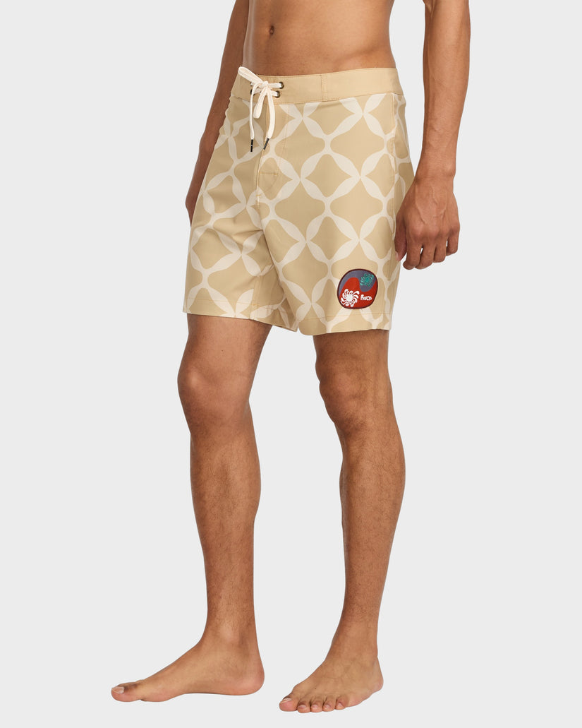 Mens La Ornament Trunk 17" Boardshorts