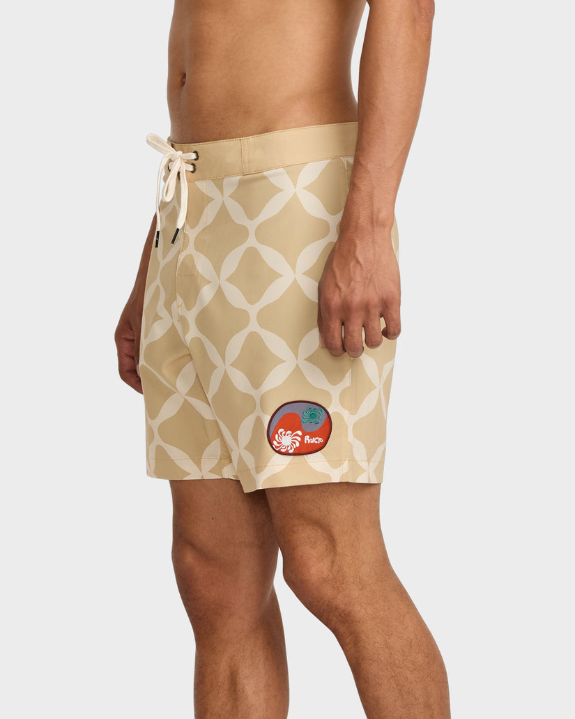 Mens La Ornament Trunk 17" Boardshorts