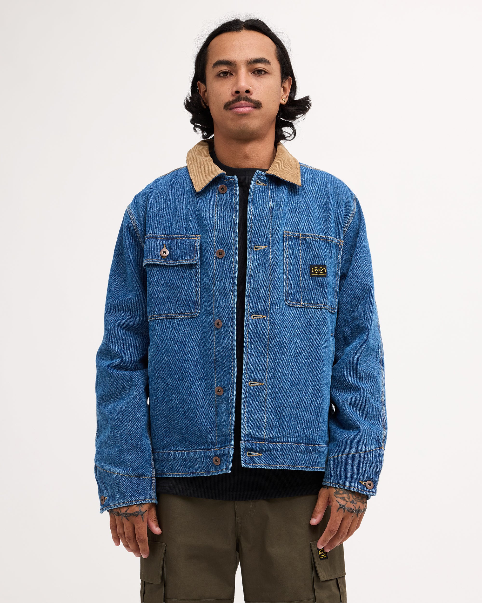Lightweight Spring Fall Coat RVCA Men's Dayshift 2 Jacket – 100