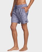 Mens Barba Roses Elastic 17 Swim Shorts