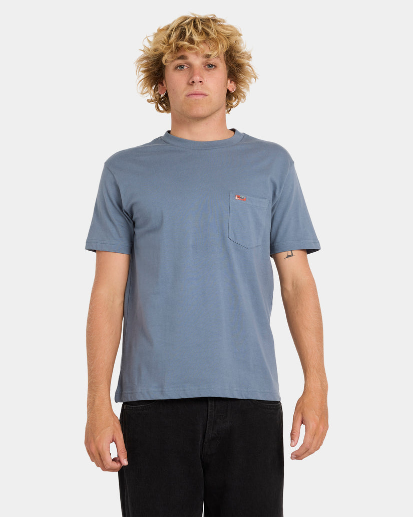 Mens La Eye Swirl Pocket T-Shirt