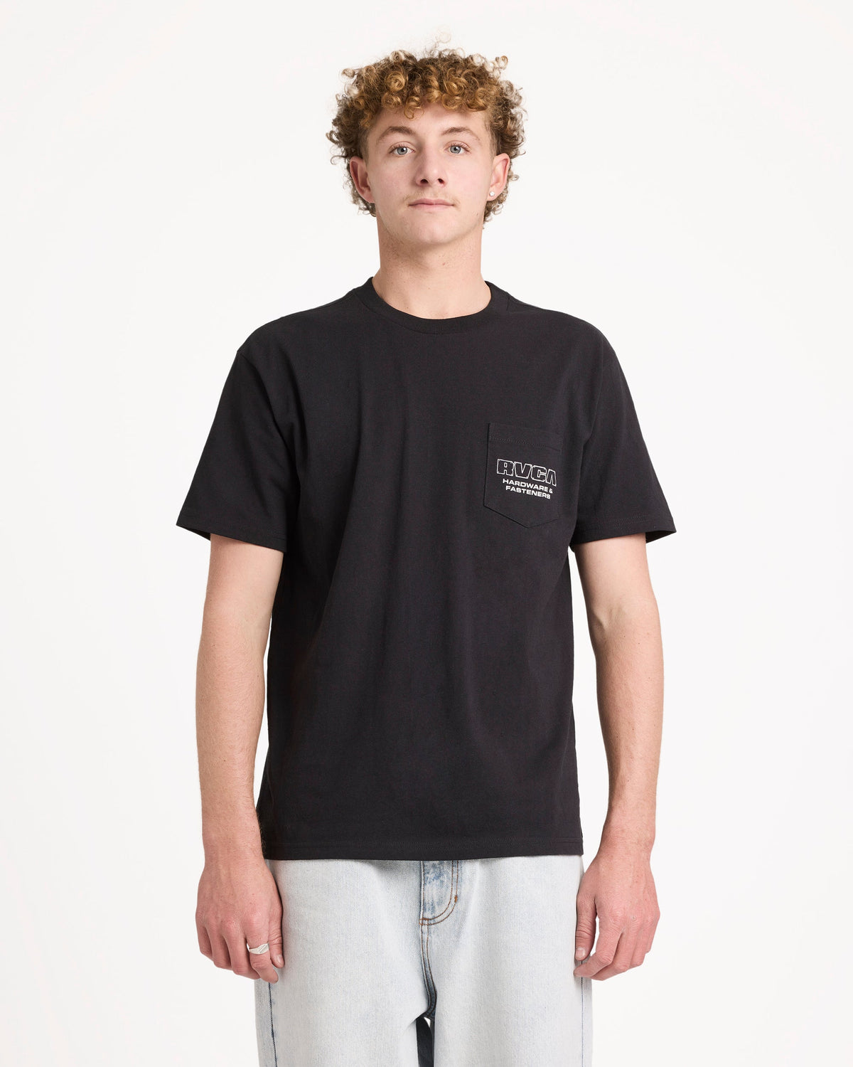 Mens RVCA Fasteners T-Shirt