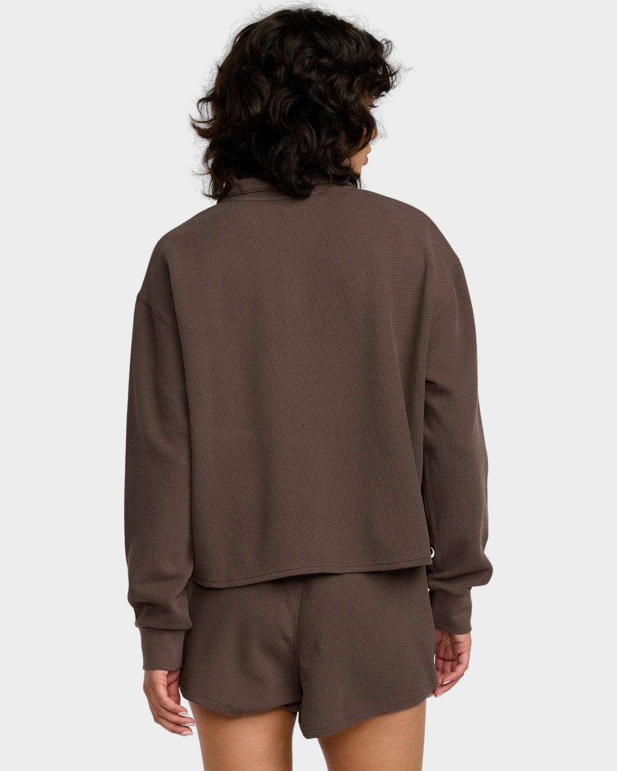 Womens Glory Waffle Long Sleeve Shirt