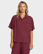 Womens Syd Stripe Short Sleeve Shirt