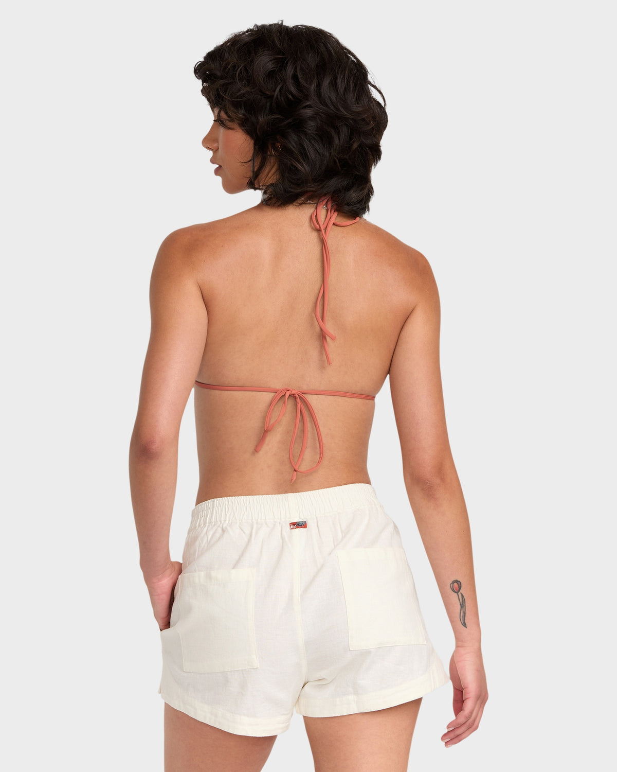 Womens Lauryn Sawyer Elastic Waist Shorts