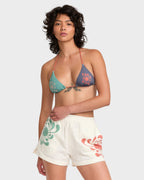 Womens Lauryn Sawyer Elastic Waist Shorts