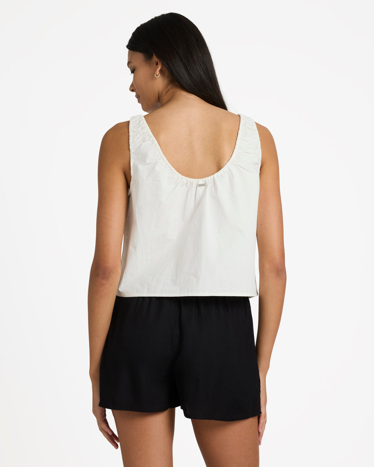 Womens Raya Elastic Waist Shorts
