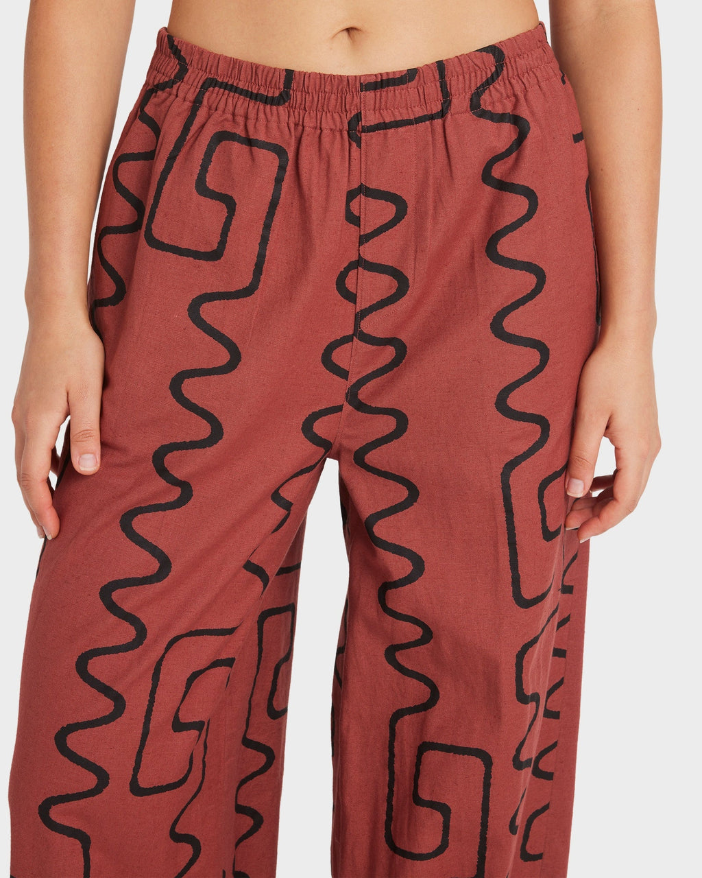 Womens Farlow Elastic Elastic Waist Pants