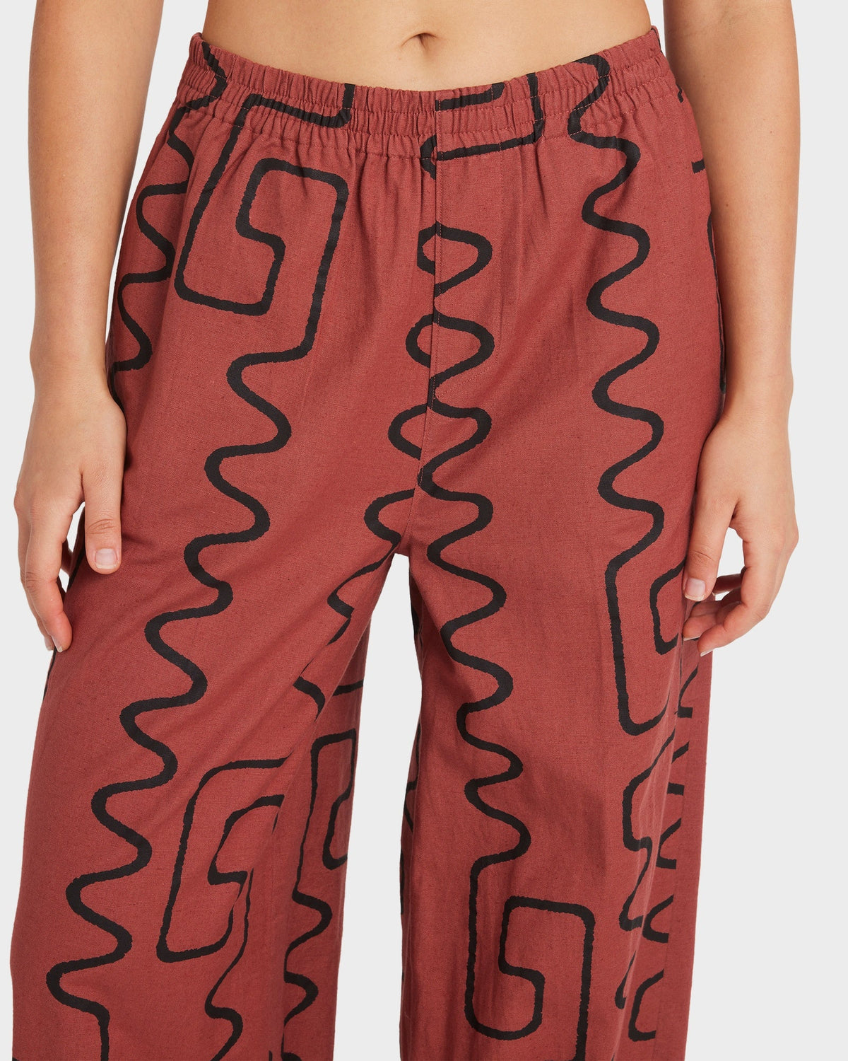 Womens Farlow Elastic Elastic Waist Pants