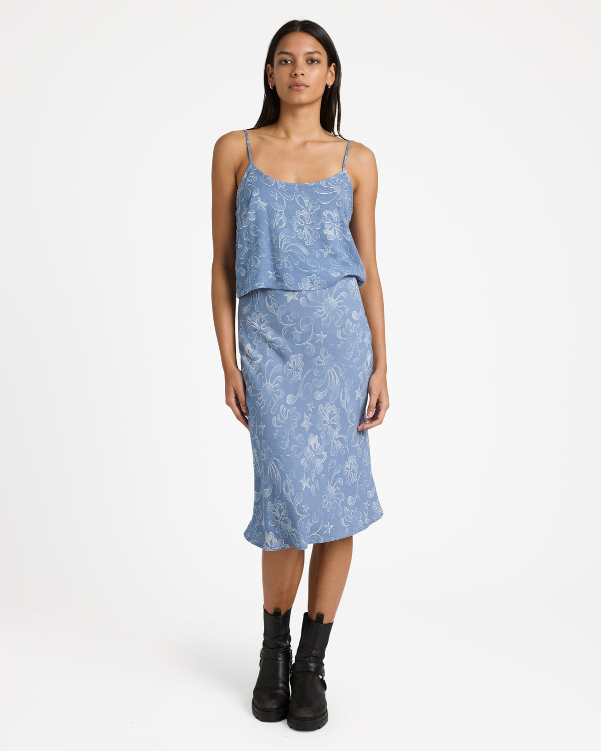 Womens Sub Aloha Midi Skirt