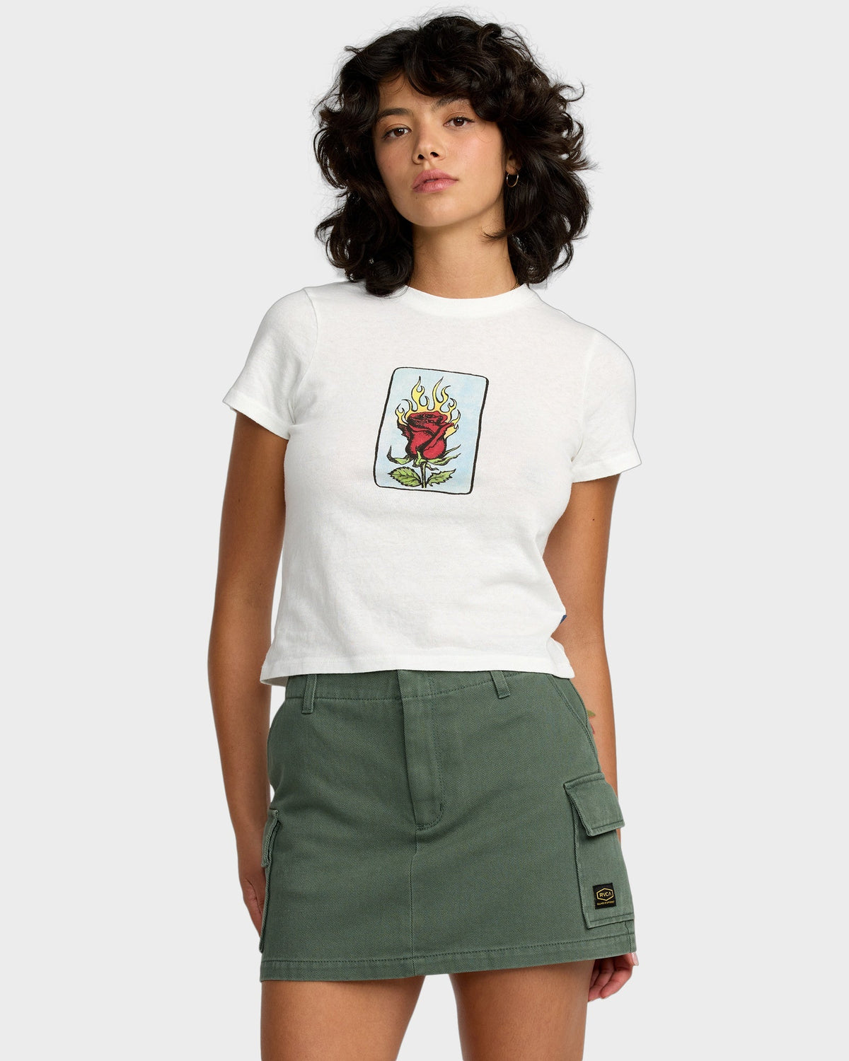 Womens Dayshift Mini Skirt