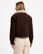 Womens Roy Cord Sherpa Jacket