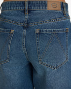 Womens Long Beach Denim Shorts