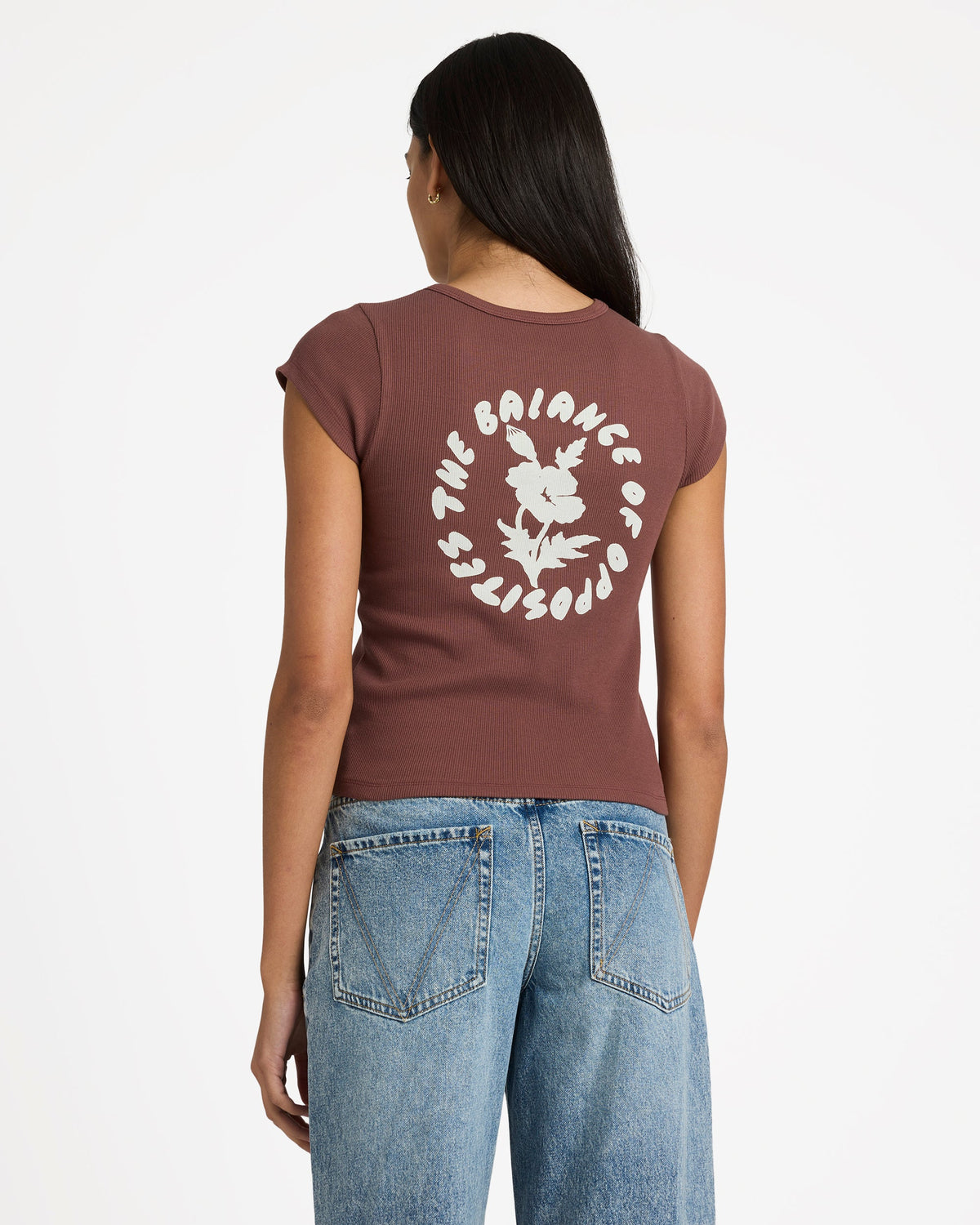 Womens Ribbed Slim T-Shirt