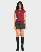 Womens Ribbed Slim T-Shirt