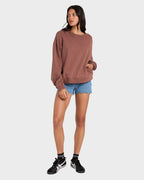 Womens RVCA Pocket Crew Neck