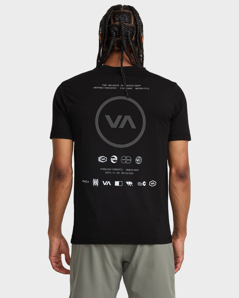 Mens RVCA Symbol Stacks T-Shirt