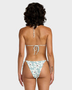 Womens Good Thing Coming Knotted Tri Bikini Top