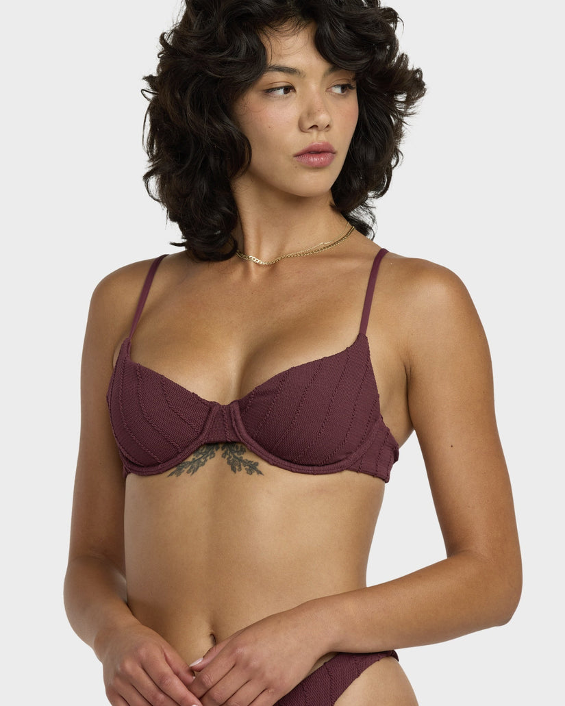 Womens Chevy Grooves 90S Underwire Bikini Top