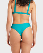 Womens Pucker High Rise Bikini Bottom
