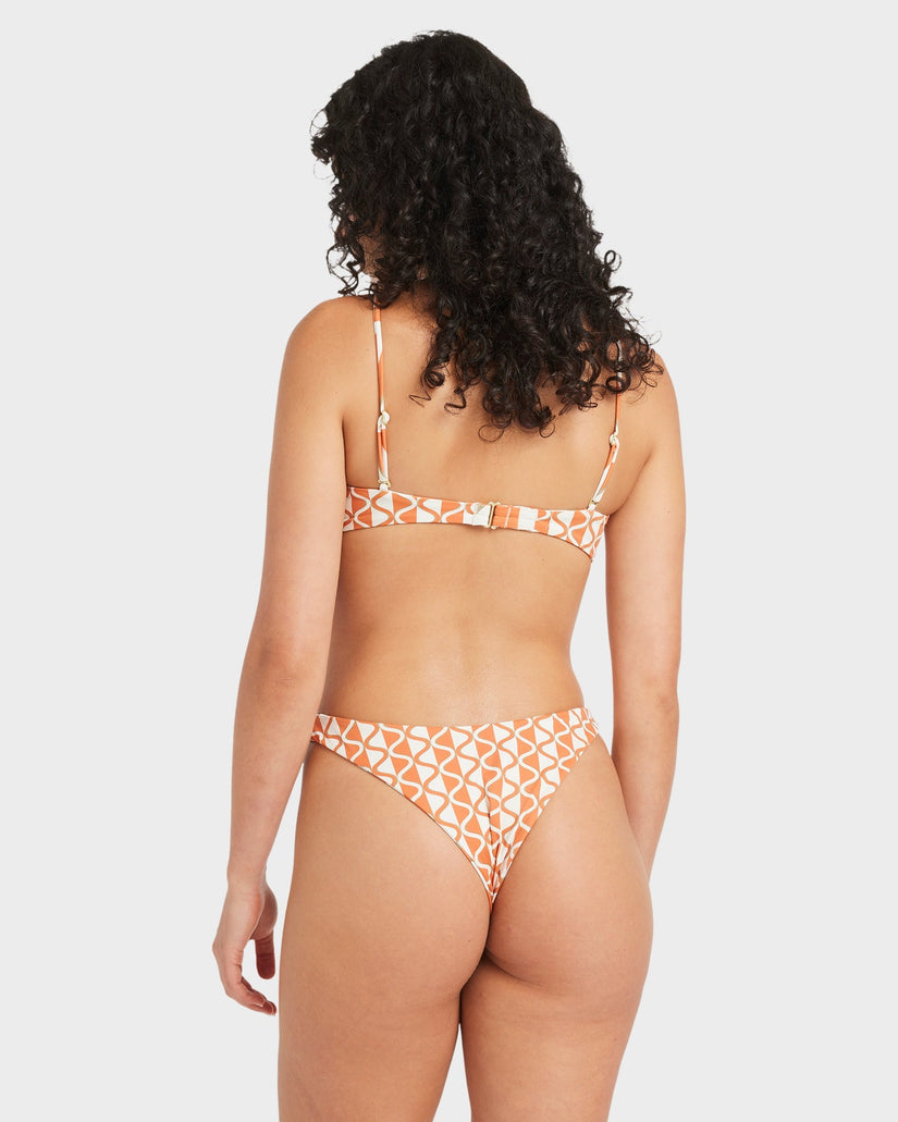 Womens Mind Map Reversible Skimpy Bikini Bottom