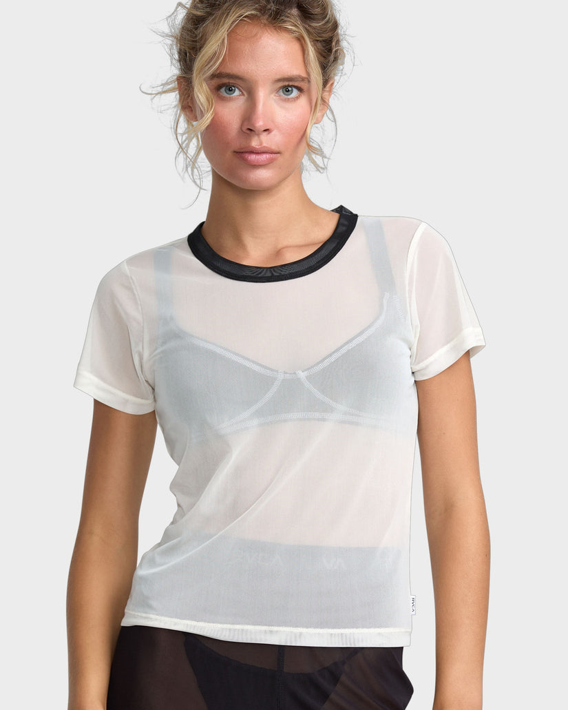 Womens Aren Mesh Baby T-Shirt