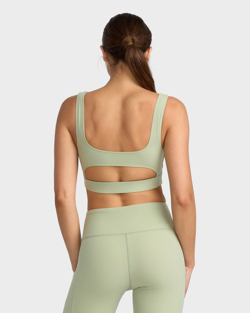 Womens VA Square Neck Sports Bra