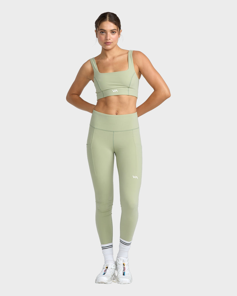 Womens VA Square Neck Sports Bra