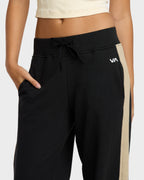 Womens Bench Warmer Elastic Waist Pants