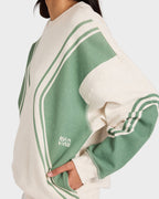 Womens Luck Off Pullover Crew Neck