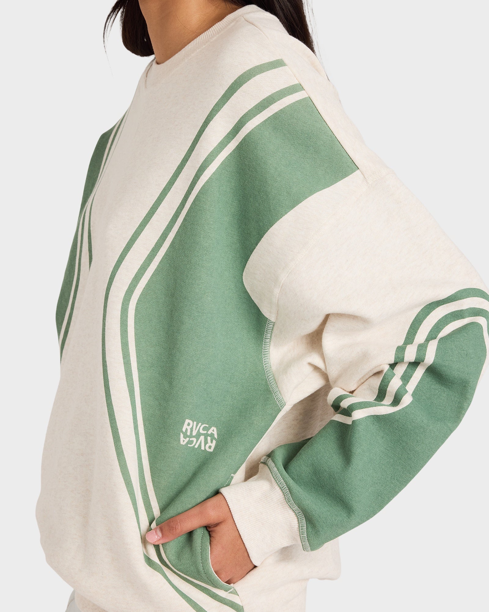 Womens Luck Off Pullover Crew Neck